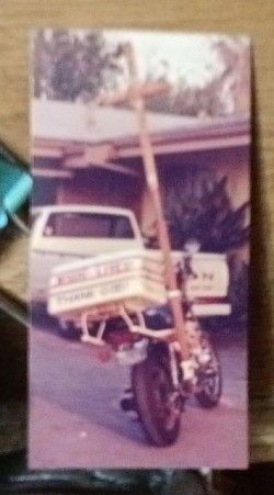 Motorcycle that I owned in Corona California